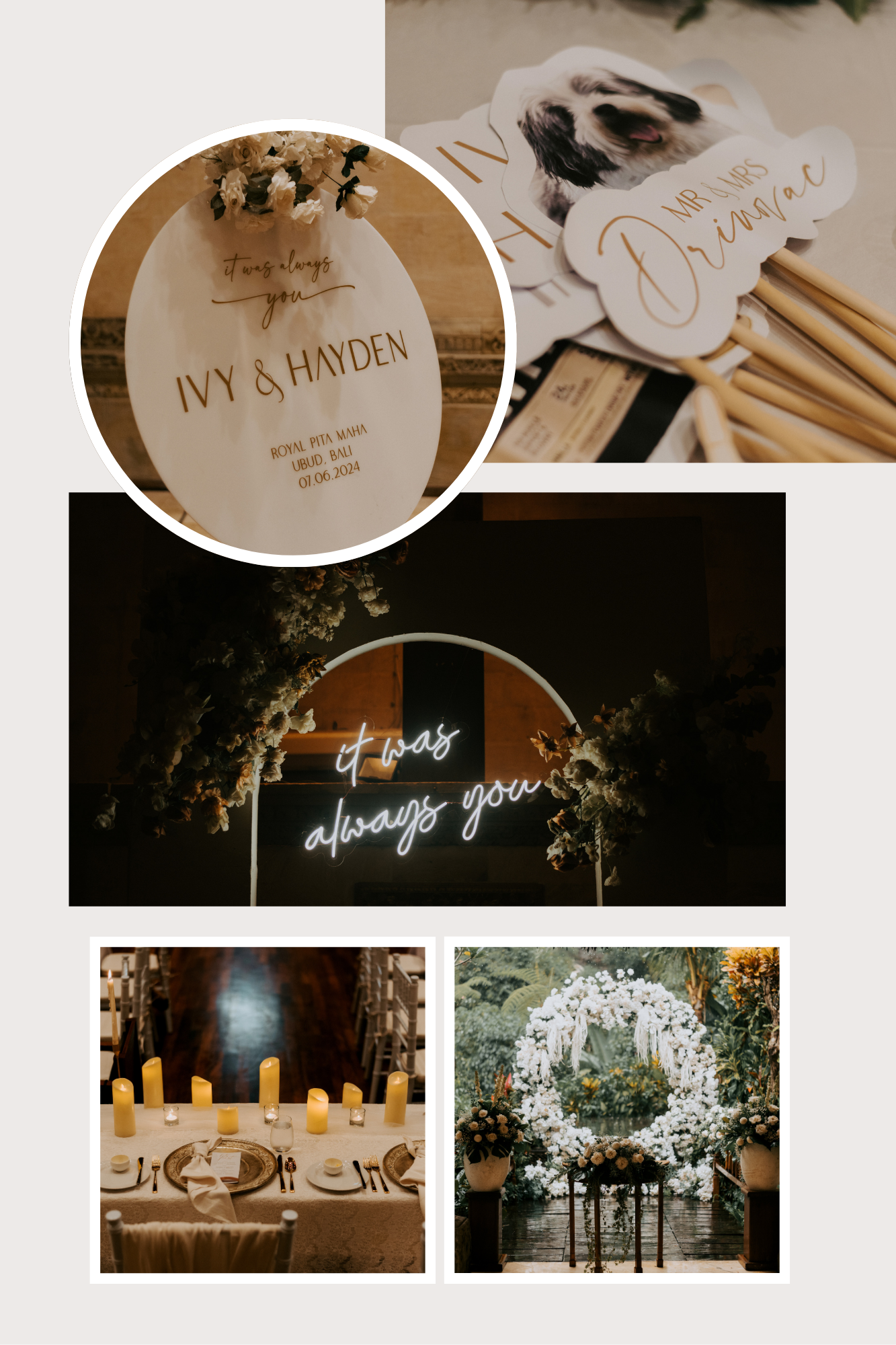 Beige Modern Photography Photo Collage