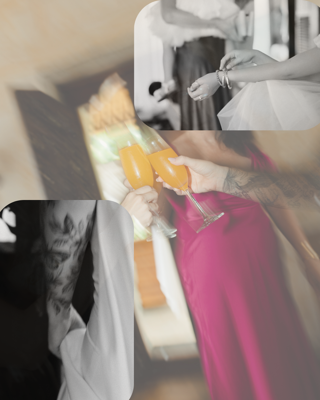 Clean Vintage Photo Collage Fall Fashion Instagram Post