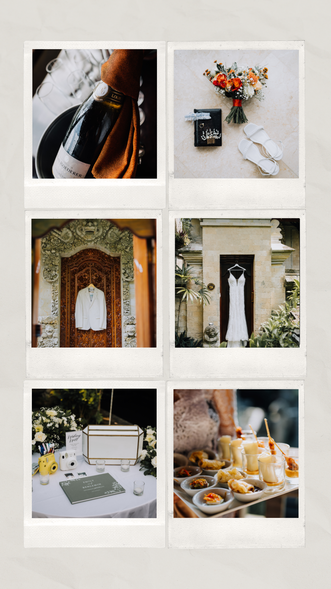 Pastel Minimalist Moodboard Photo Collage Instagram Story