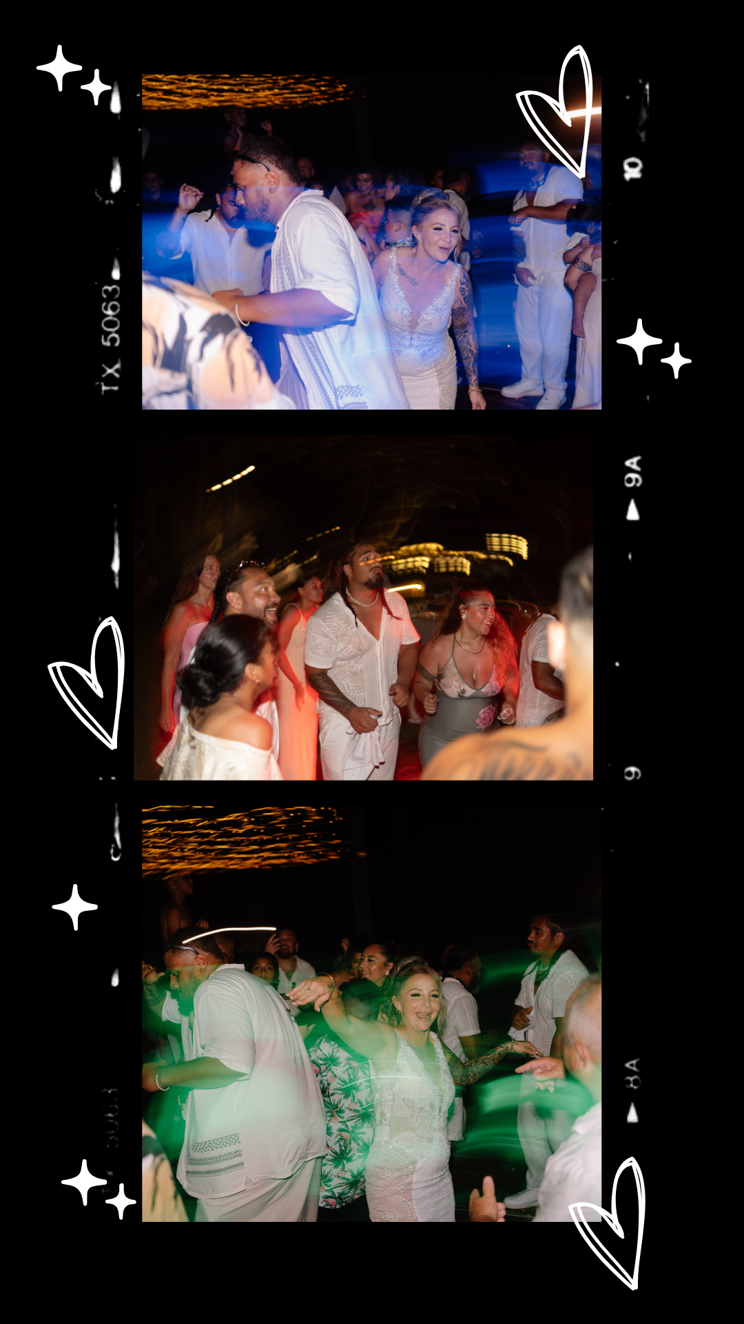 Vintage Film Strip Birthday Photo Collage Instagram Story