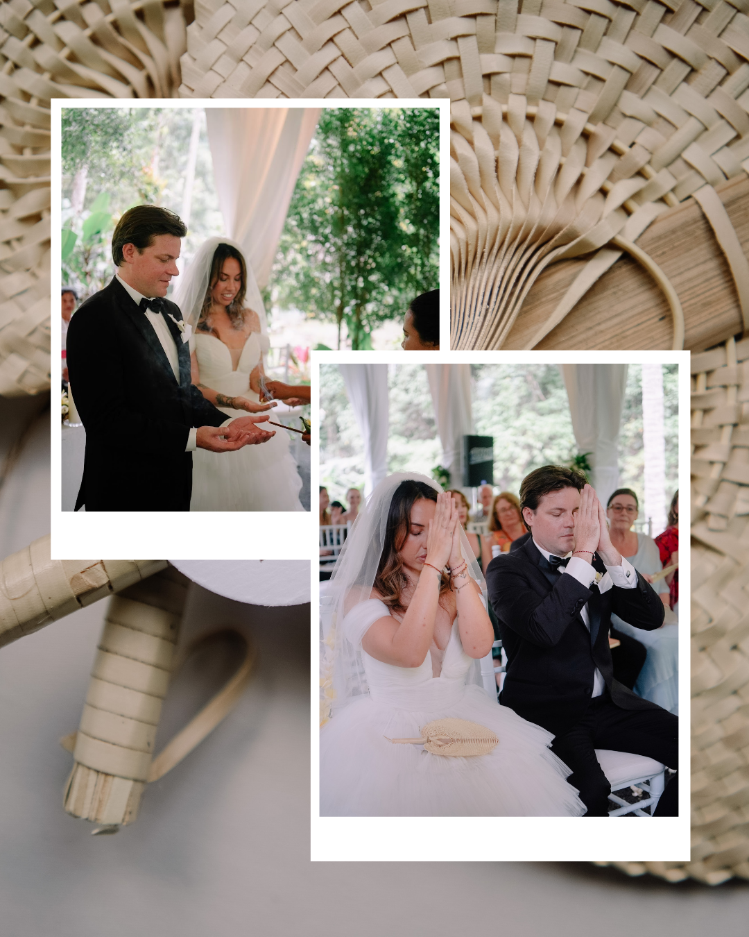 _Aesthetic Wedding Couple Photo Collage Instagram Post